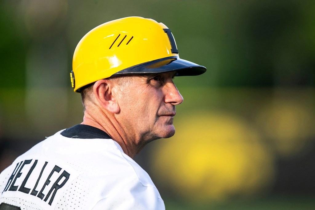 Rick Heller secured his 400th win as the University of Iowa baseball head coach following a 21-8 victory over Bradley